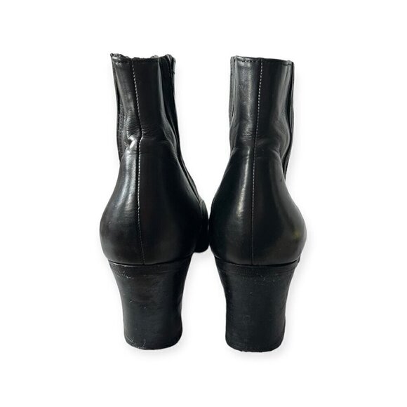 Stephane Kelian Black Leather Chelsea Boots, Size US 8, Mid heel - Picture 5 of 9
